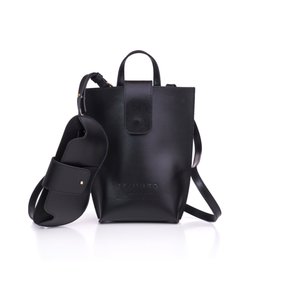 MILLA minibag Classic black | REKAVAGO Special edition by Tatár Csilla