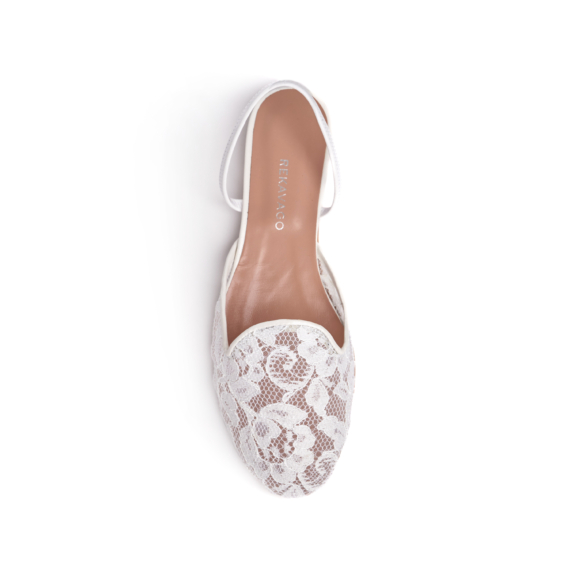 LORA S White | REKAVAGO Designer shoes